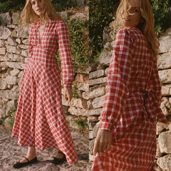 Doen Dresses & Skirts - Doen Charleston Dress in Alsace Plaid